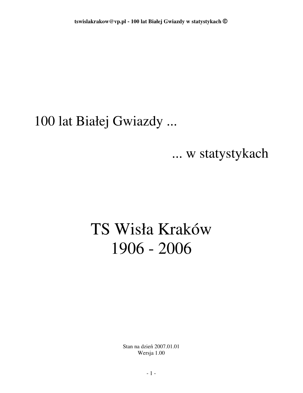 TS Wisla Krakow