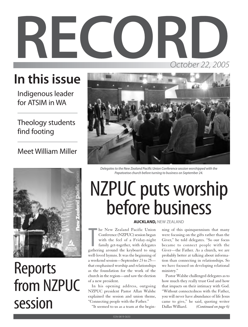 NZPUC Puts Worship Before Business
