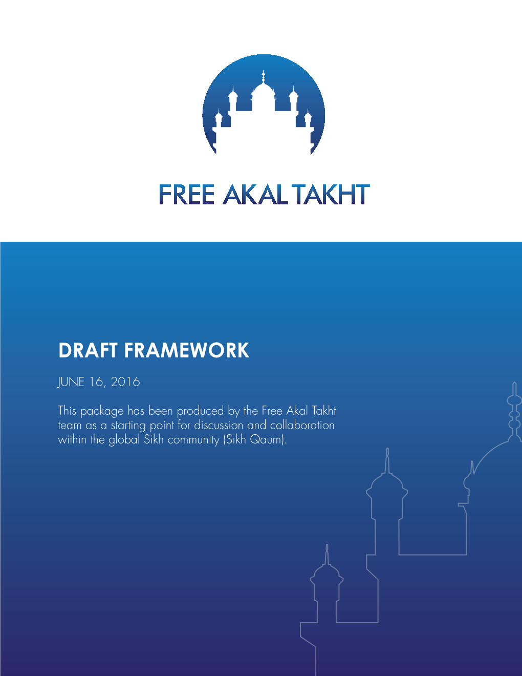 Draft Framework June 16, 2016