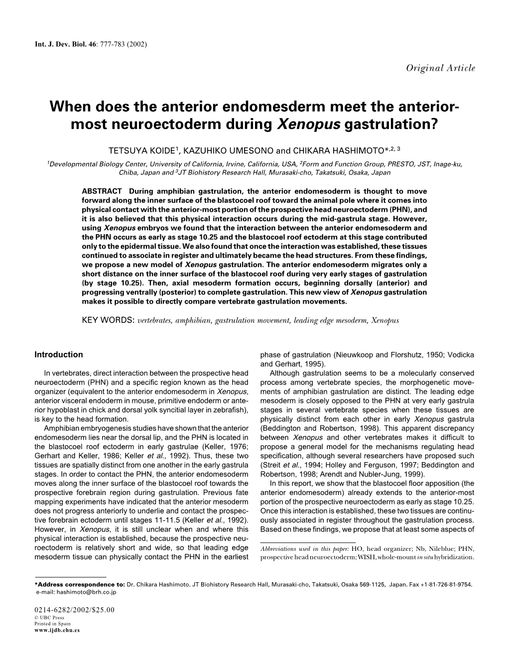 Most Neuroectoderm During Xenopus Gastrulation?