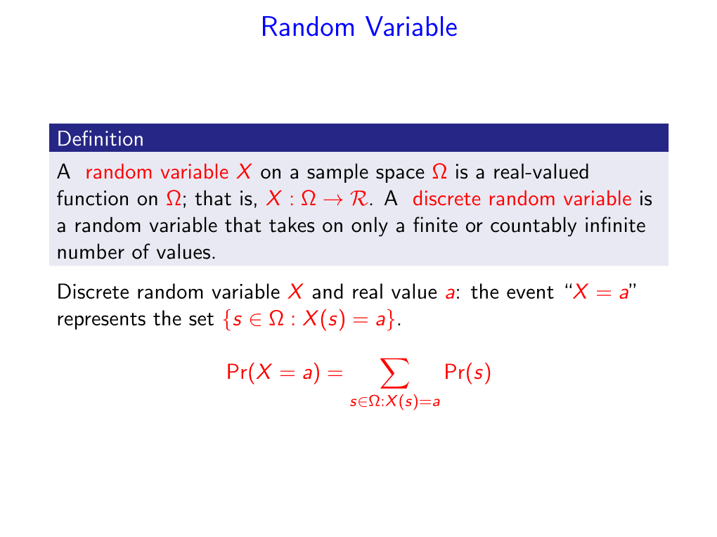 Random Variable