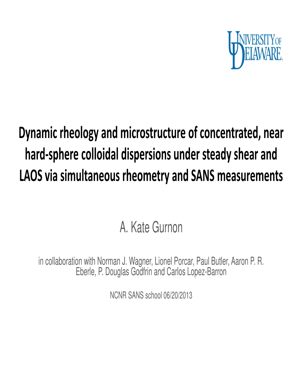 Dynamic Rheology and Microstructure of Concentrated, Near Hard-Sphere