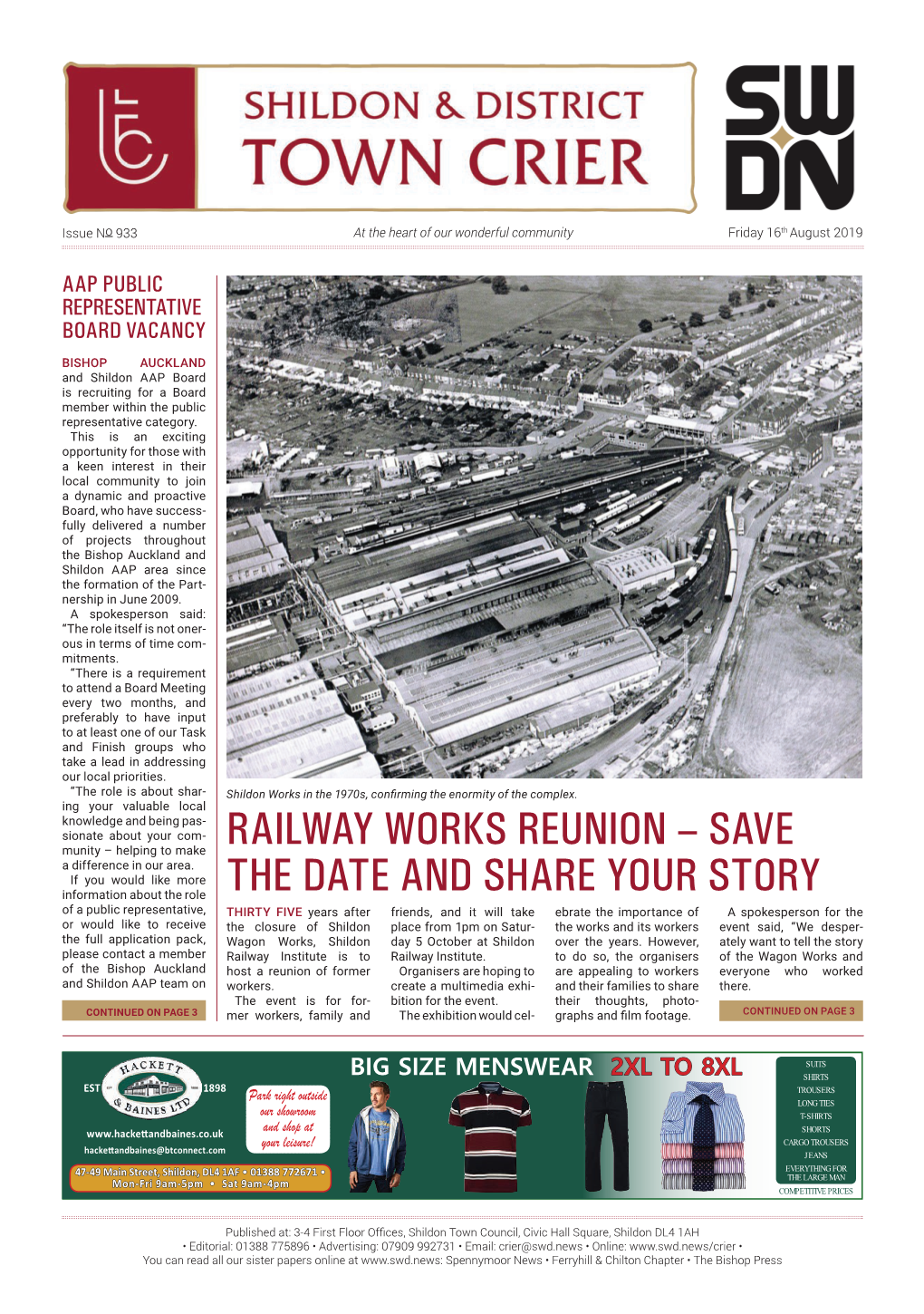 RAILWAY WORKS REUNION – SAVE Munity – Helping to Make a Difference in Our Area