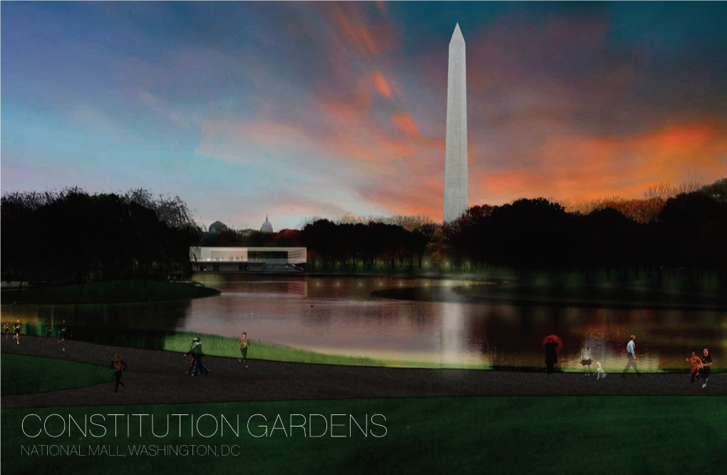 Constitution Gardens National Mall, Washington, Dc Site Plan