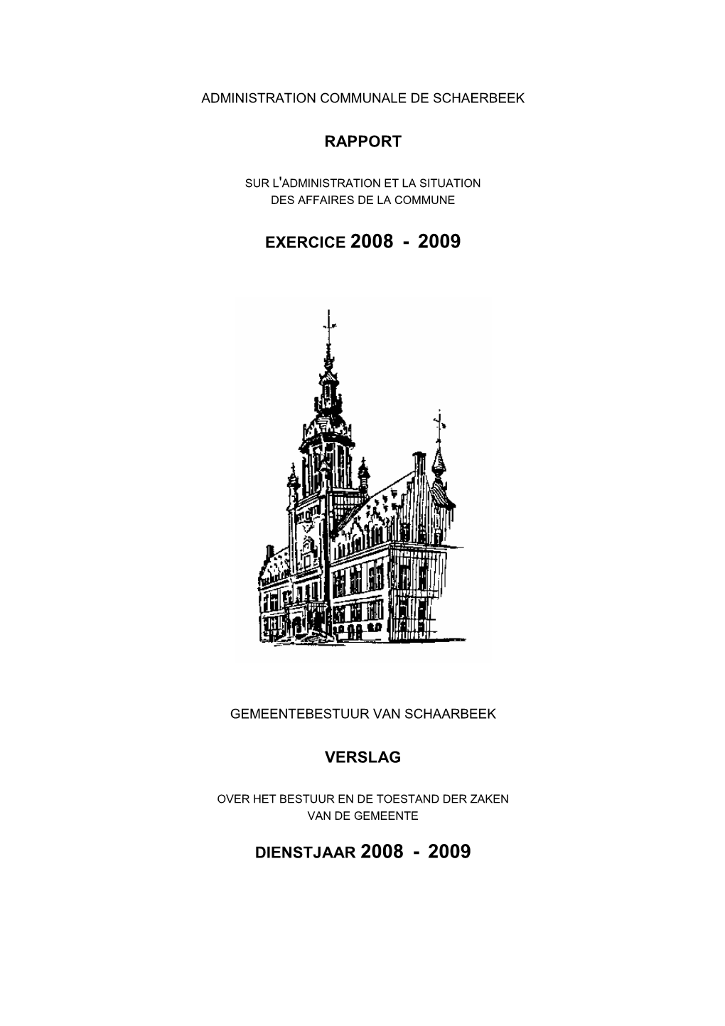 Jaarverslag 2008-2009