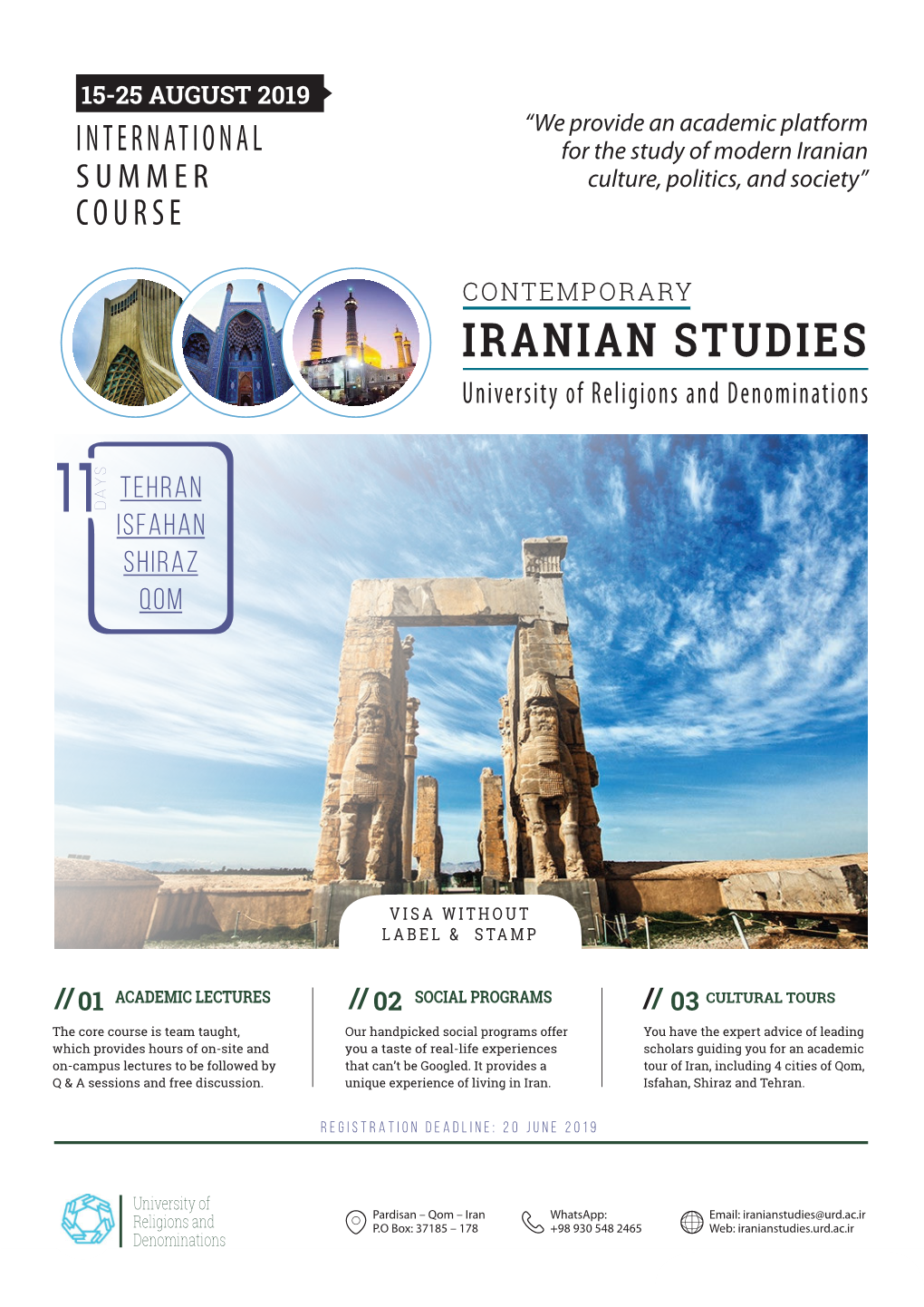 IRANIAN STUDIES University of Religions and Denominations