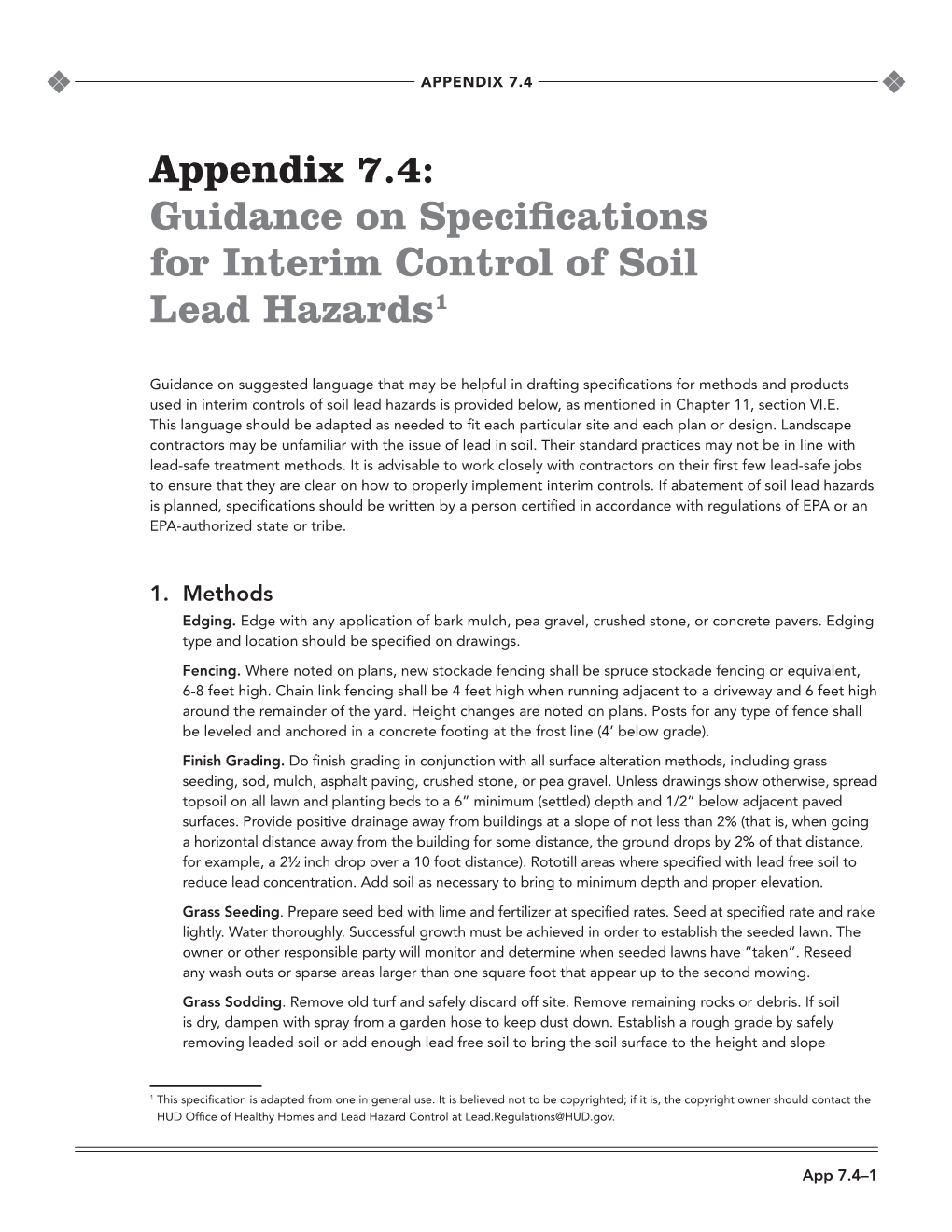 Appendix 7.4