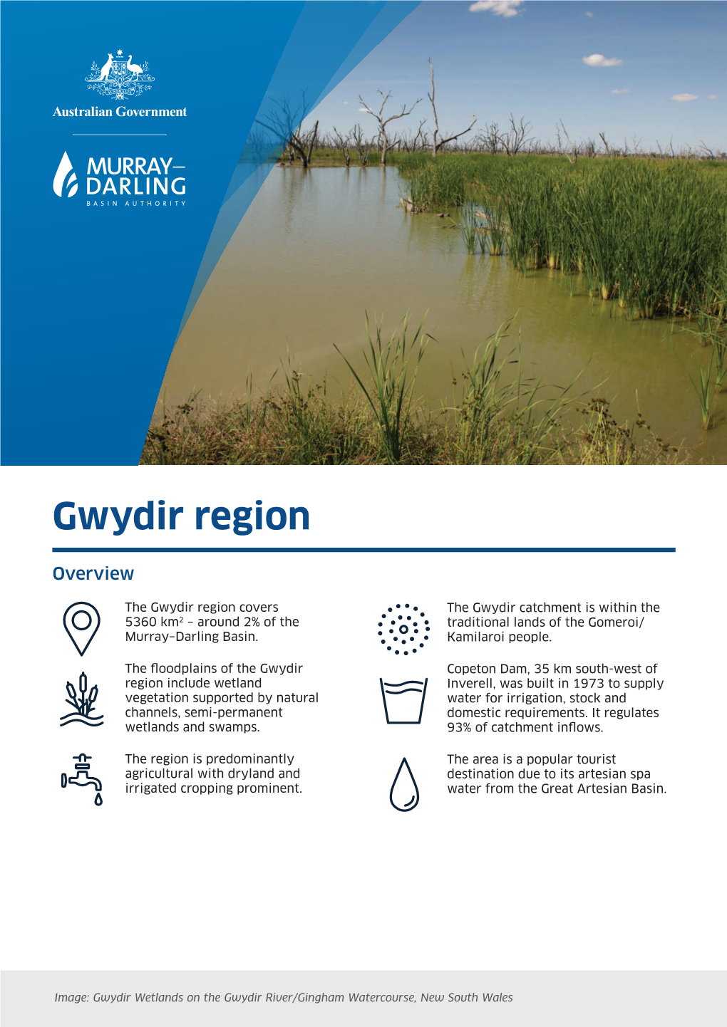 Gwydir Regional Fact Sheet