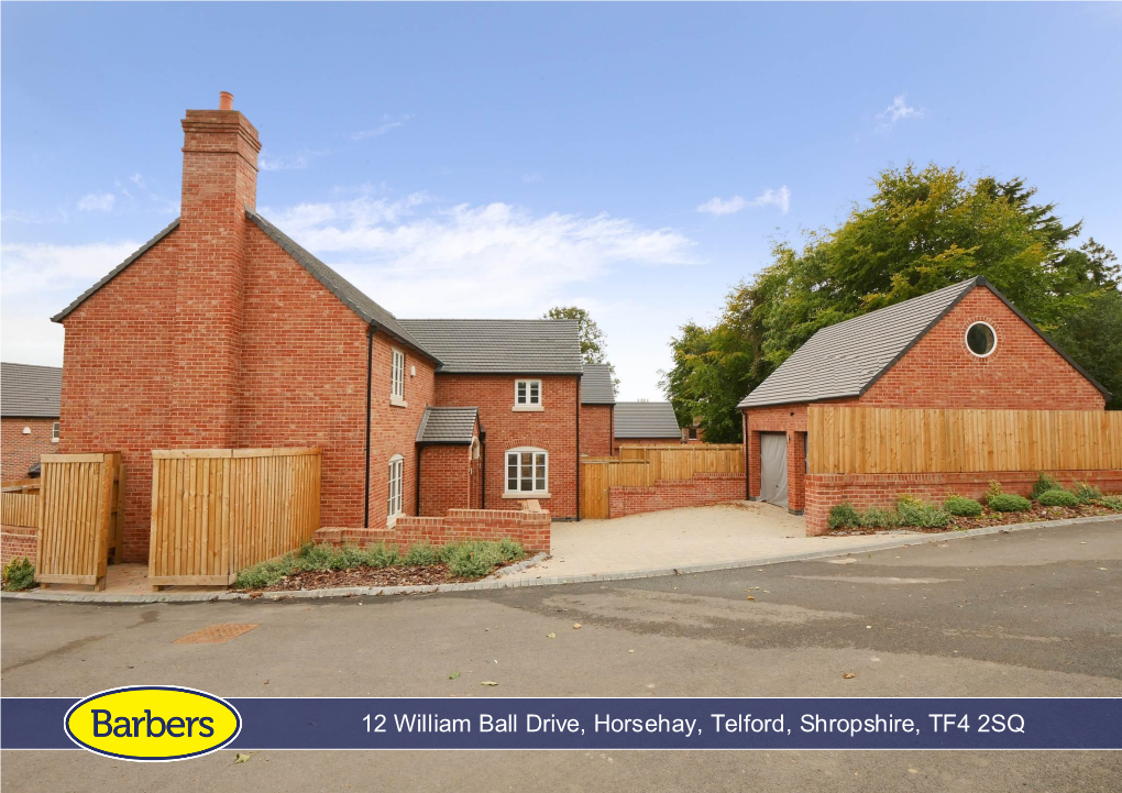 12 William Ball Drive, Horsehay, Telford, Shropshire, TF4 2SQ