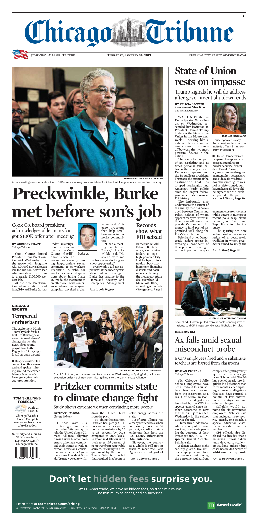 Preckwinkle, Burke Met Before Son's