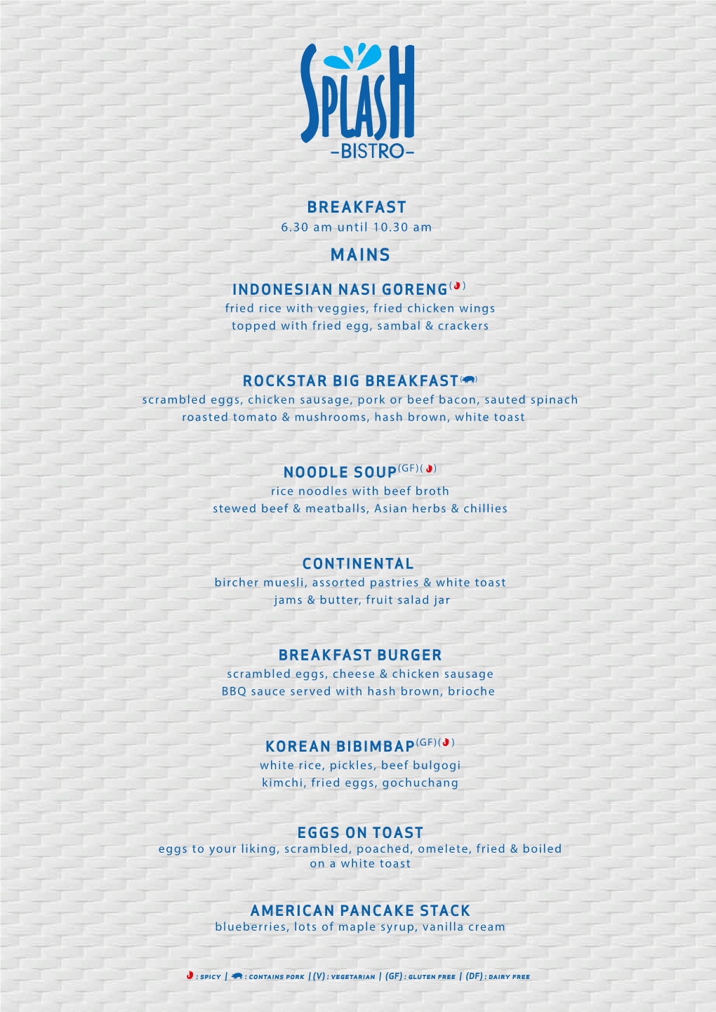 Starz Breakfast Qr Code Menu