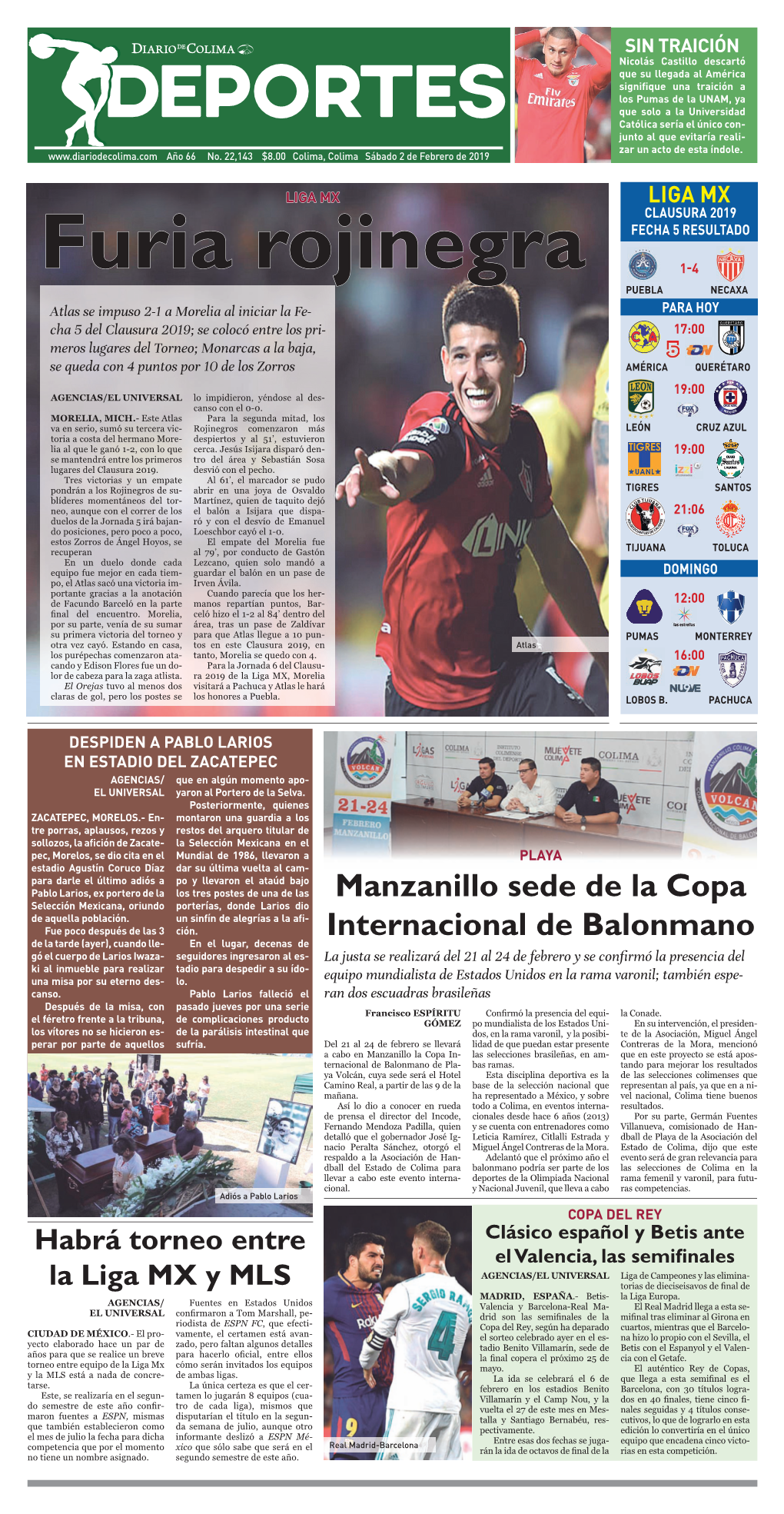 Manzanillo Sede De La Copa Internacional De Balonmano