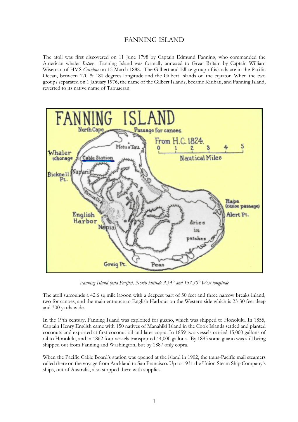 Fanning Island