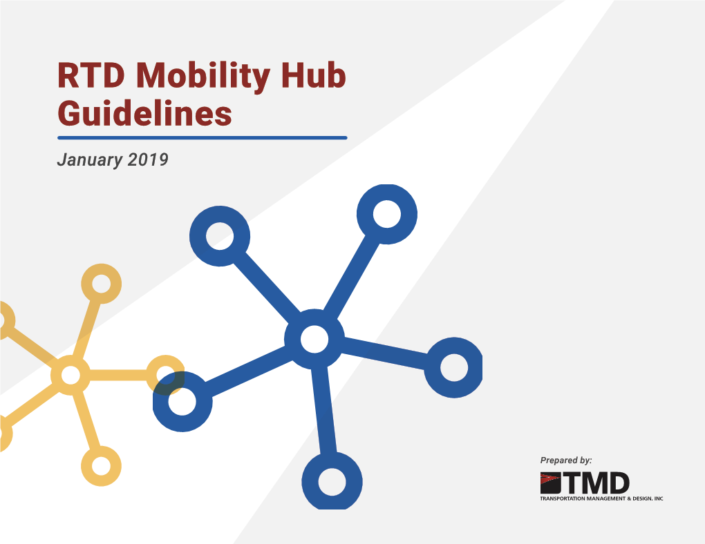 RTD Mobility Hub Guidelines