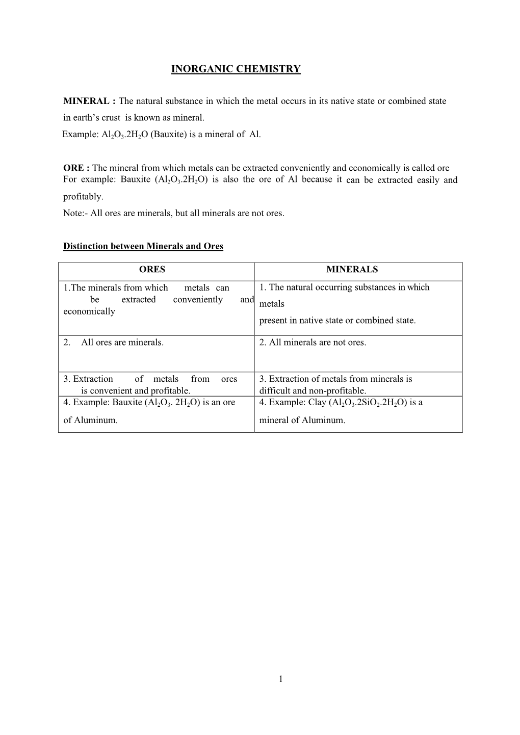 Inorganic Chemistry