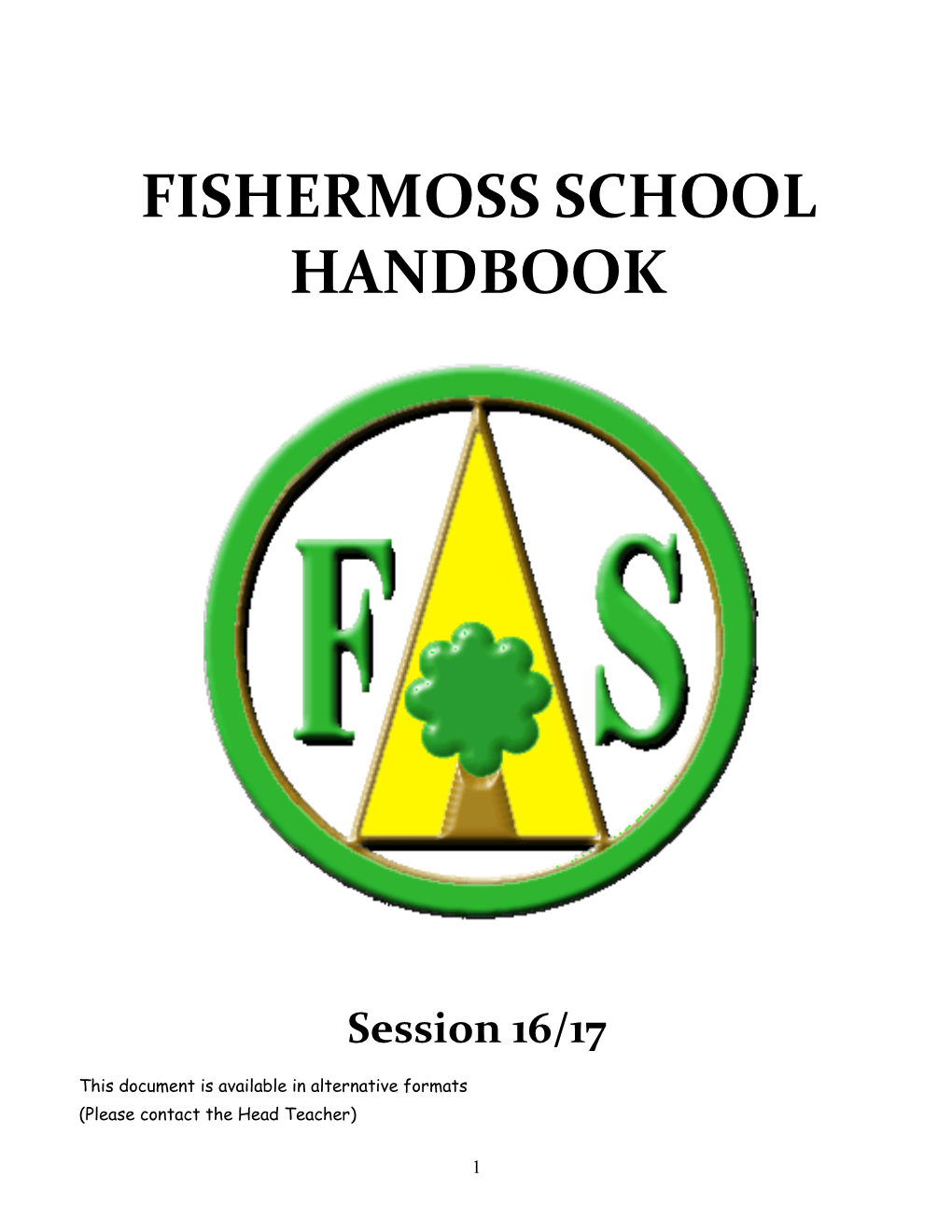 Fishermoss School Handbook