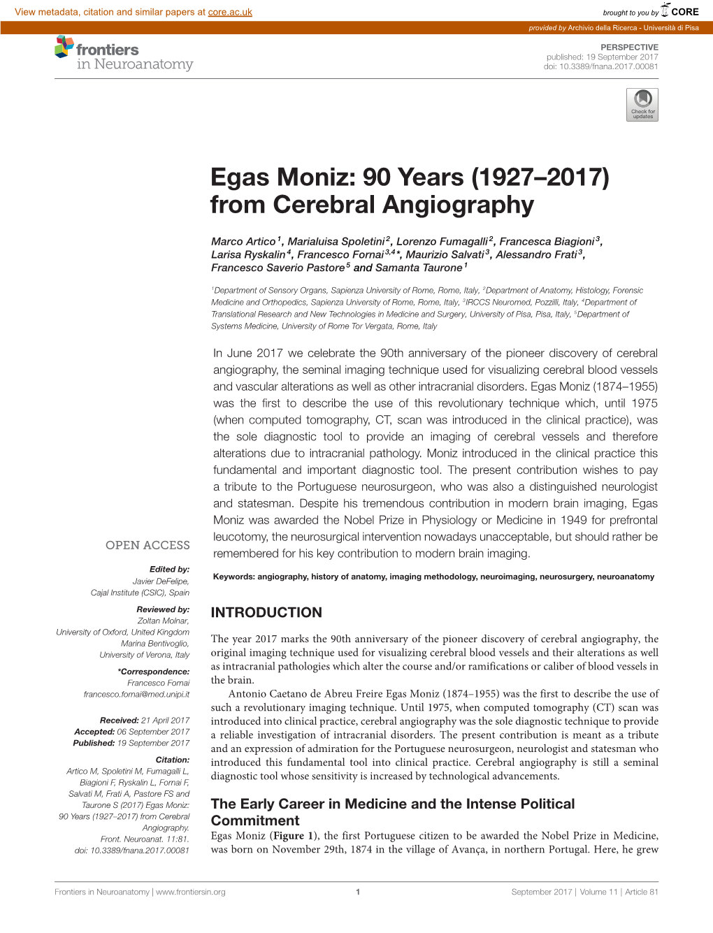 From Cerebral Angiography