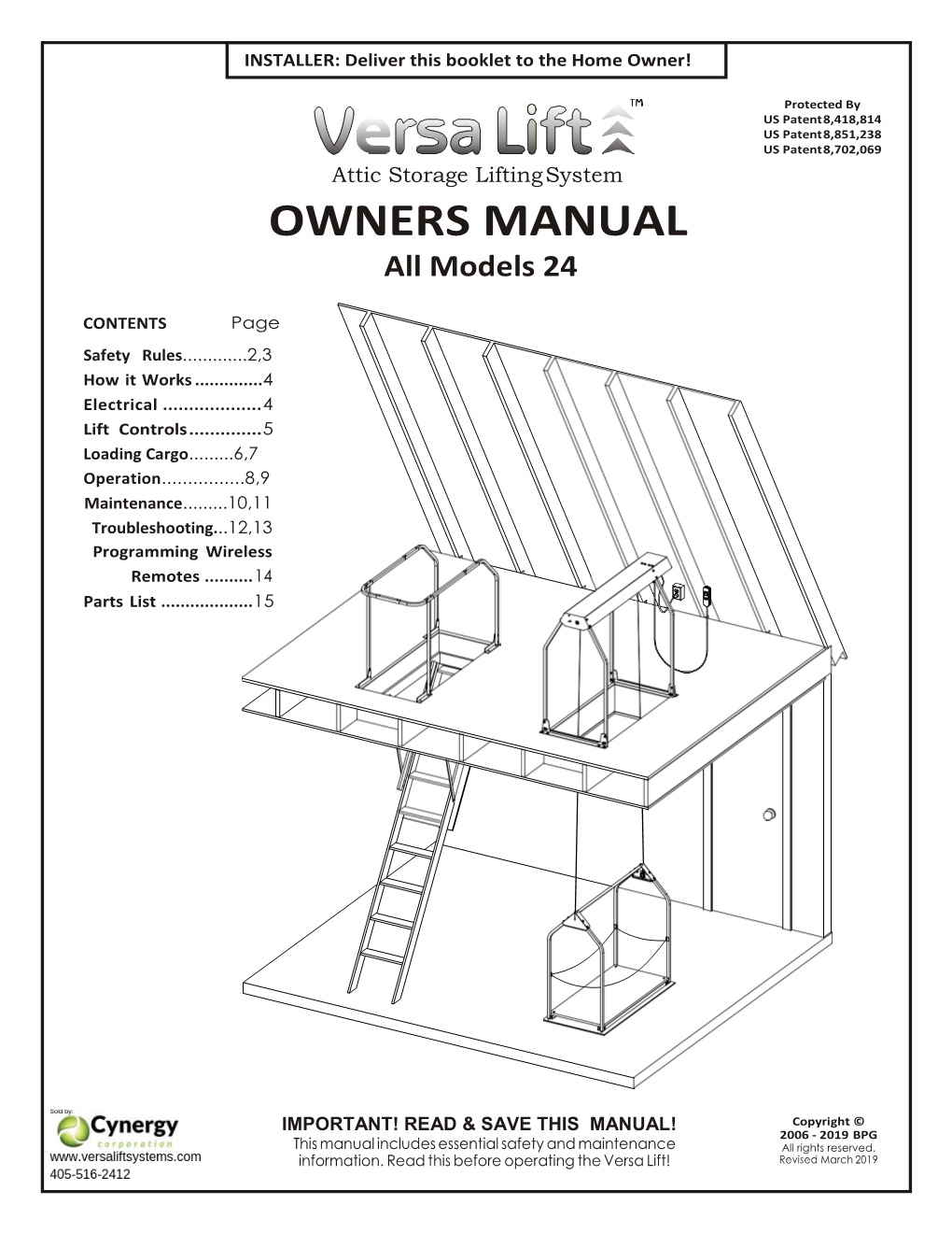 OWNERS MANUAL All Models 24