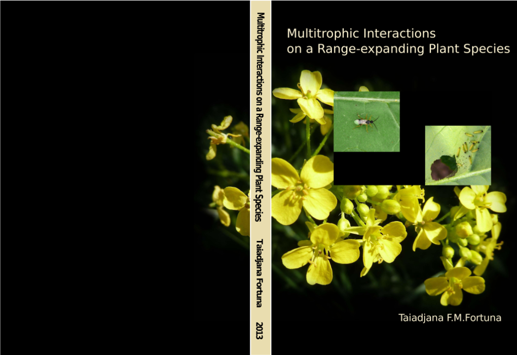 Multitrophic Interactions on a Range-Expanding Plant Species