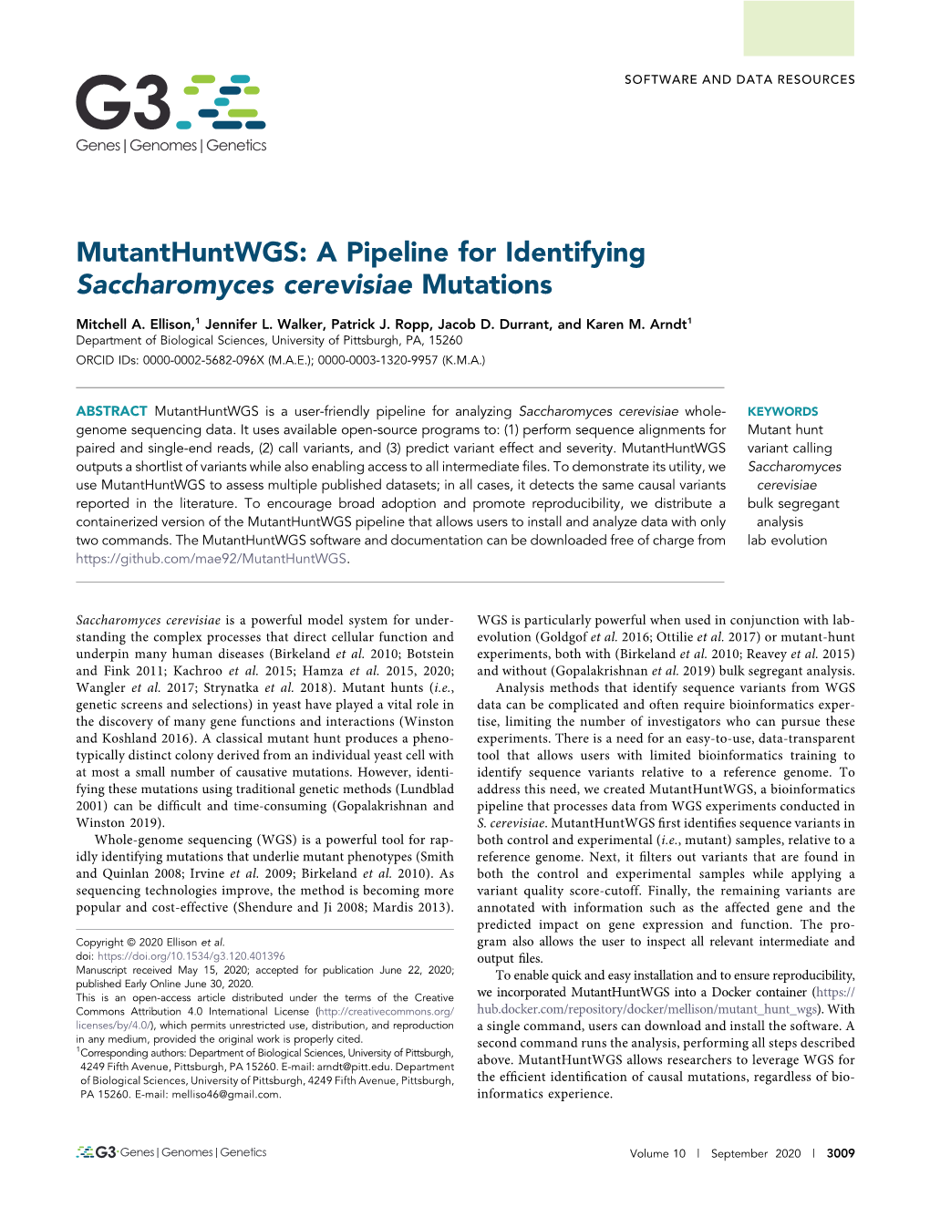 A Pipeline for Identifying Saccharomyces Cerevisiae Mutations