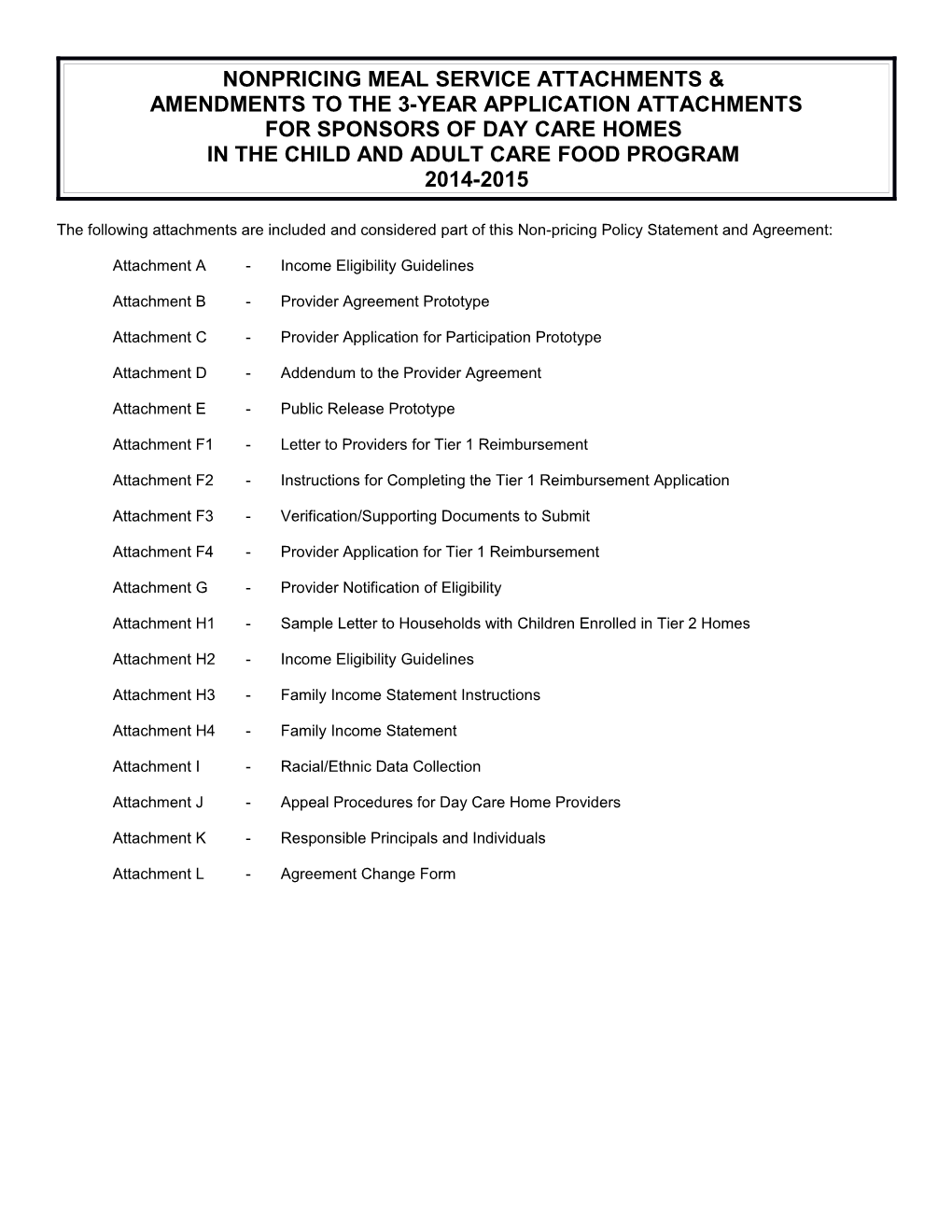 Part 3 - Nonpricing Meal Service Policy Statement & Assurances