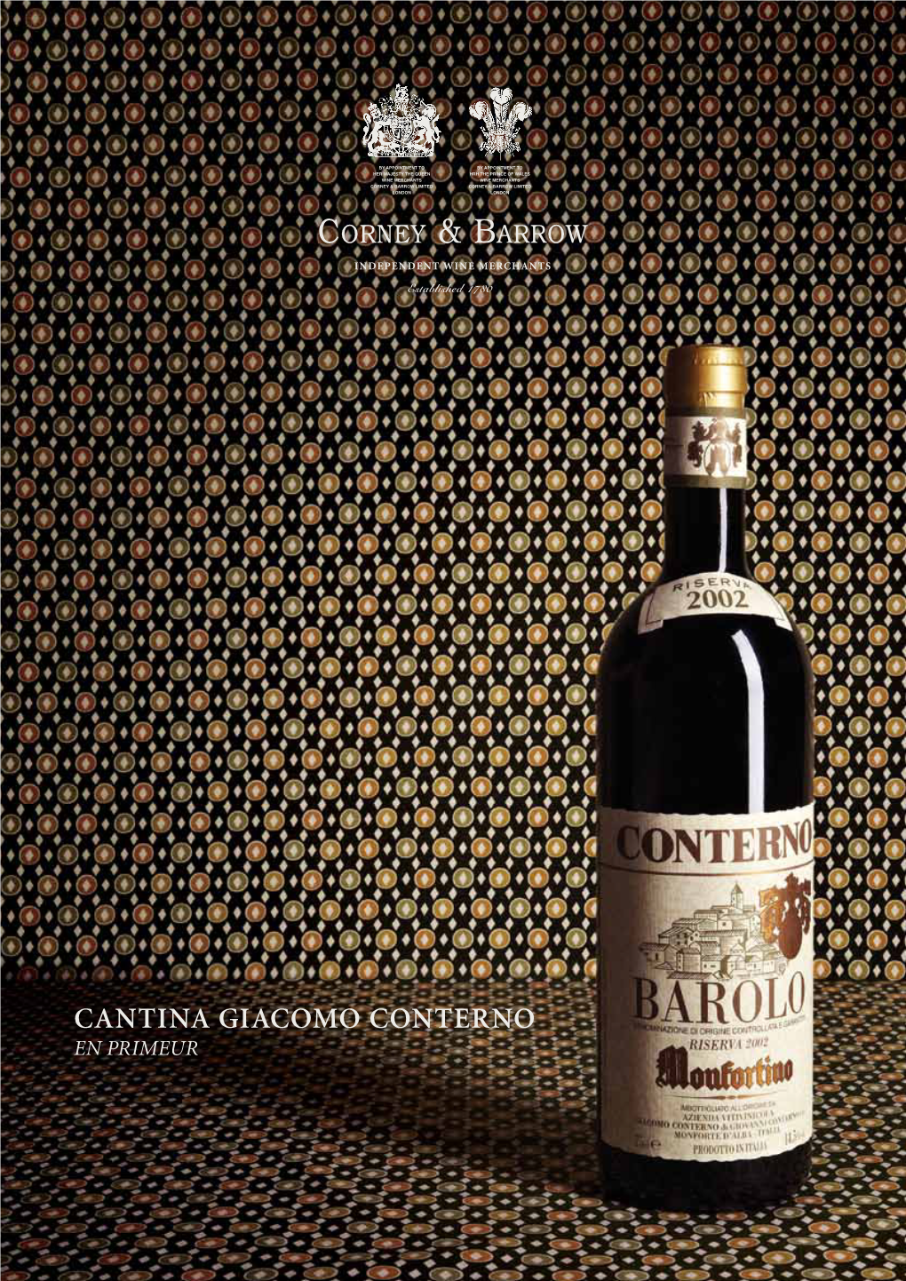 Cantina Giacomo Conterno EN PRIMEUR Cantina Giacomo Conterno