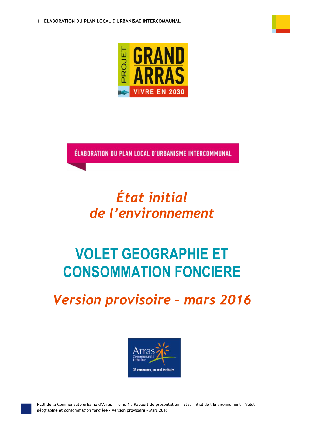 Volet Geographie Et Consommation Fonciere