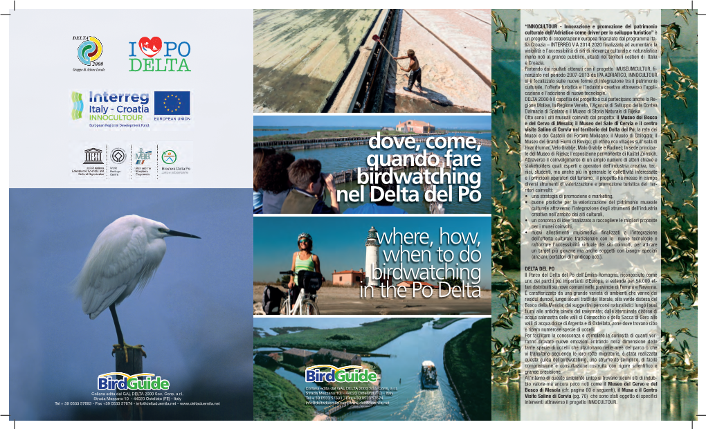 Dove, Come, Quando Fare Birdwatching Nel Delta Del Po Where, How, When