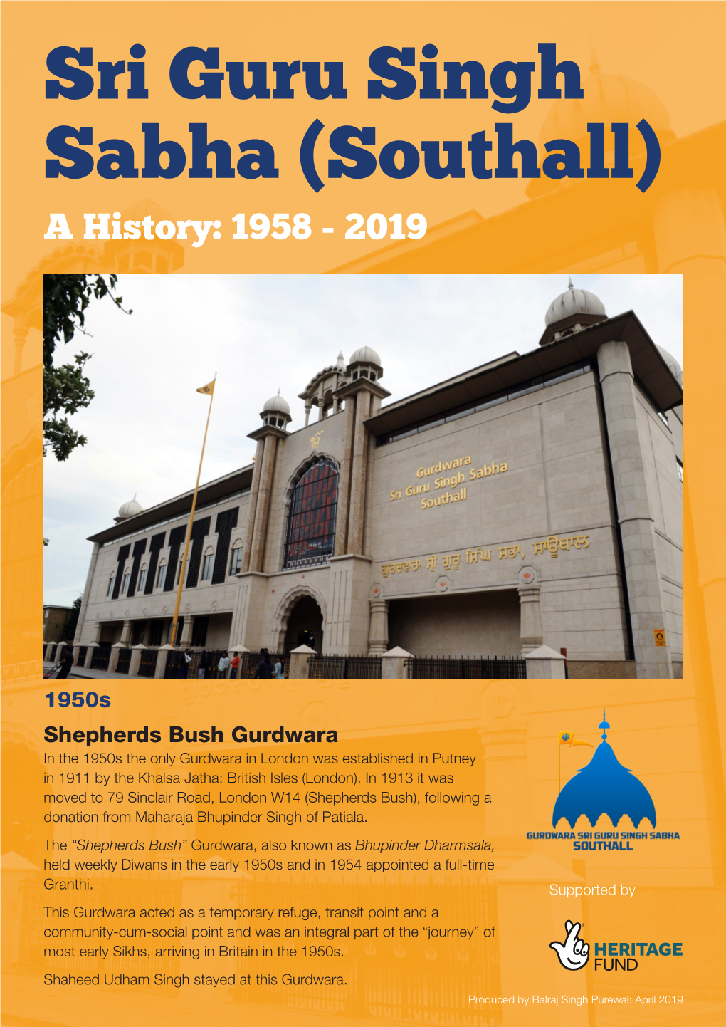 Gurdwara Sri Guru Singh Sabha, Southall