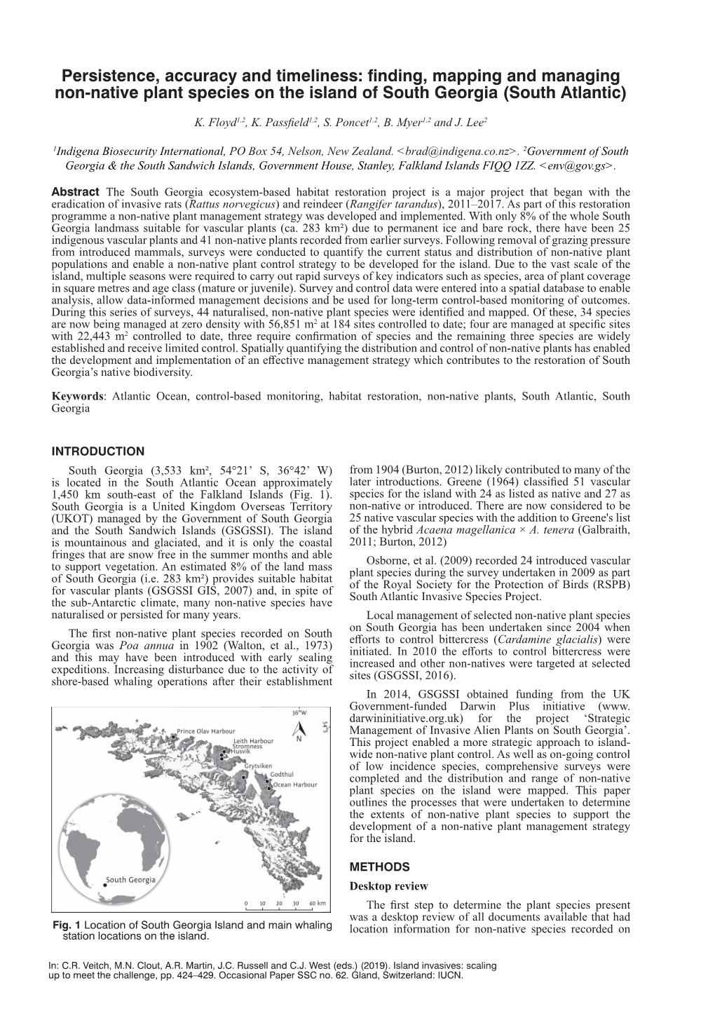 Finding, Mapping and Managing Non-Native Plant Species on The