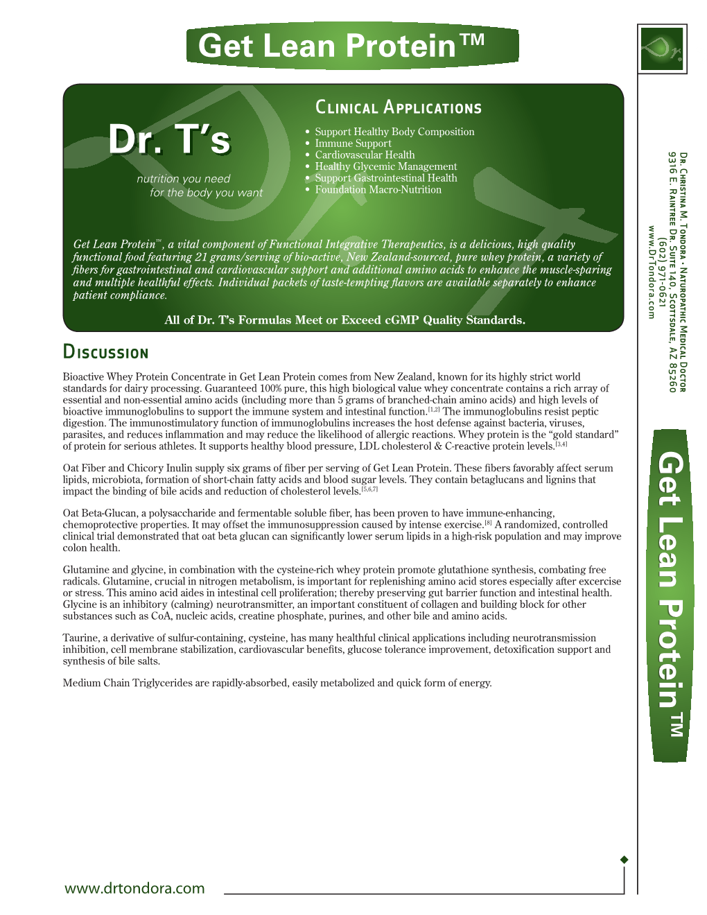 Dr. T’S •• Cardiovascular Health R