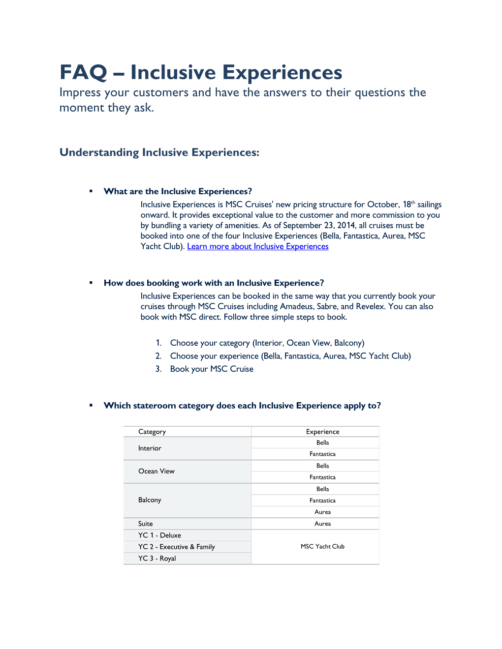 FAQ – Inclusive Experiences Impress Your Customers and Have the Answers to Their Questions the Moment They Ask