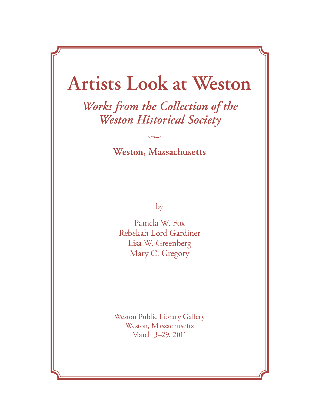 Artists Look at Weston (PDF)