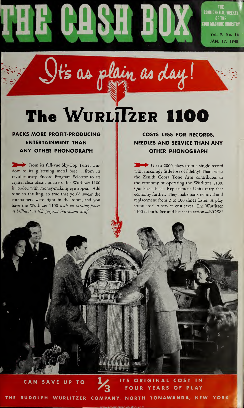 The Wurllizer 1100