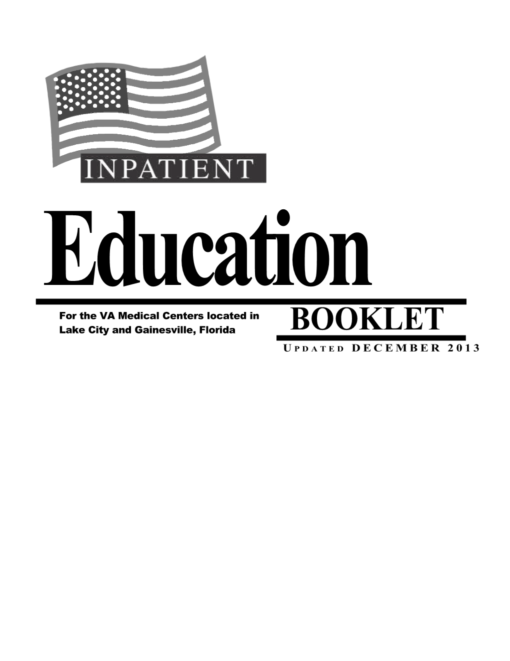 Inpatient Education Booklet