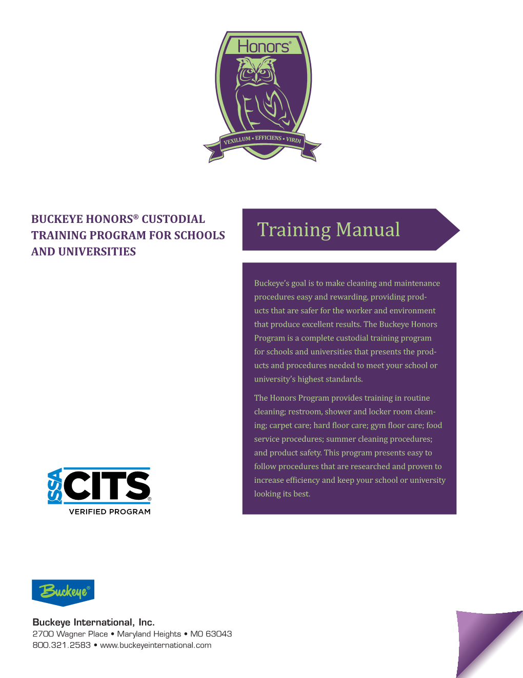 Honors Training Manual