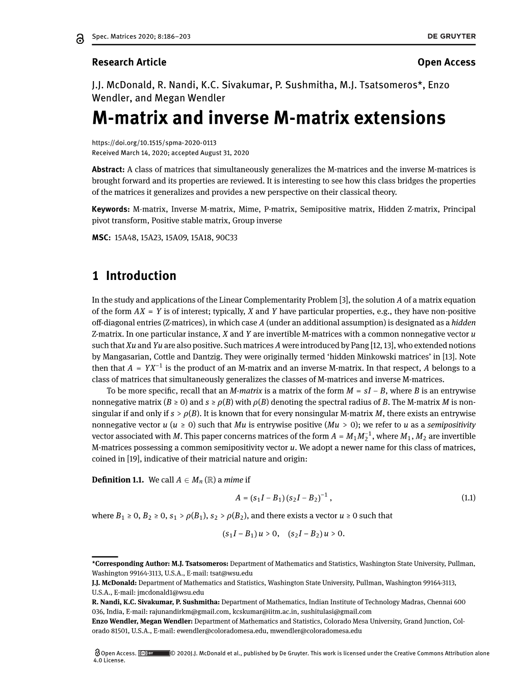 M-Matrix and Inverse M-Matrix Extensions