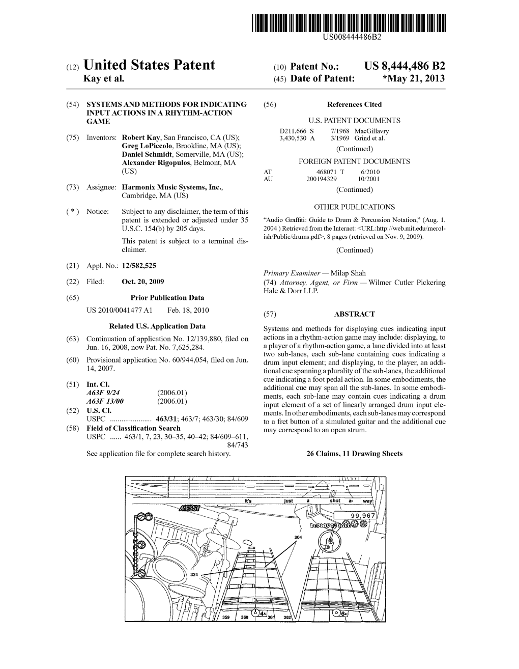 (12) United States Patent (10) Patent No.: US 8.444,486 B2 Kay Et Al