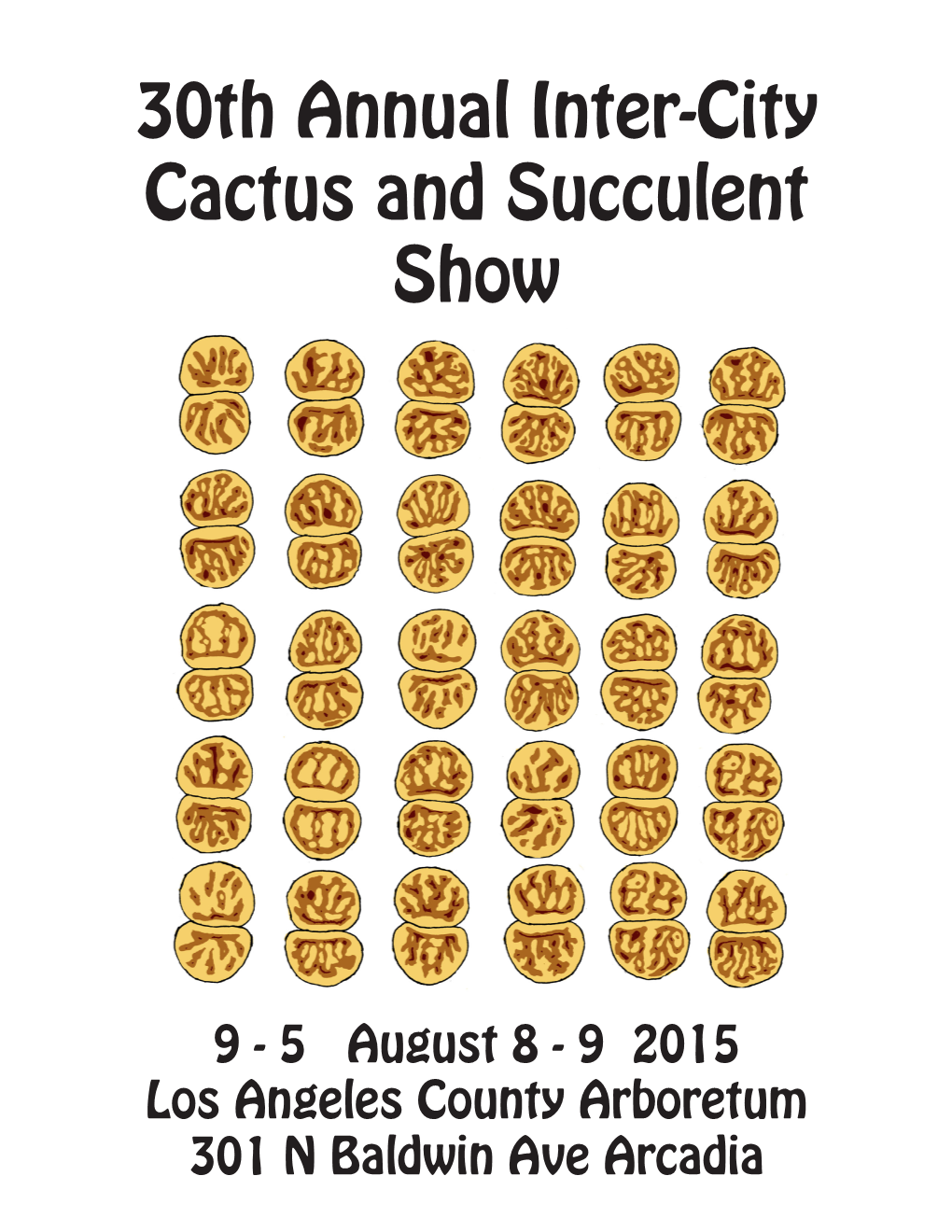30Th Annual Inter-City Cactus and Succulent Show