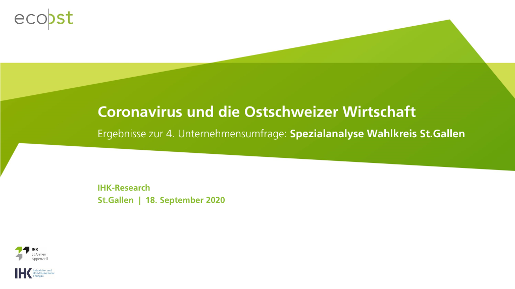 4. Unternehmensumfrage Coronavirus Und Die