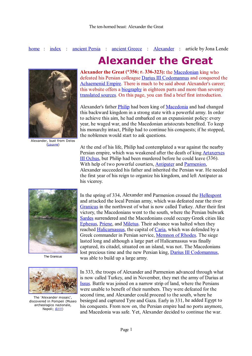 Alexander the Great