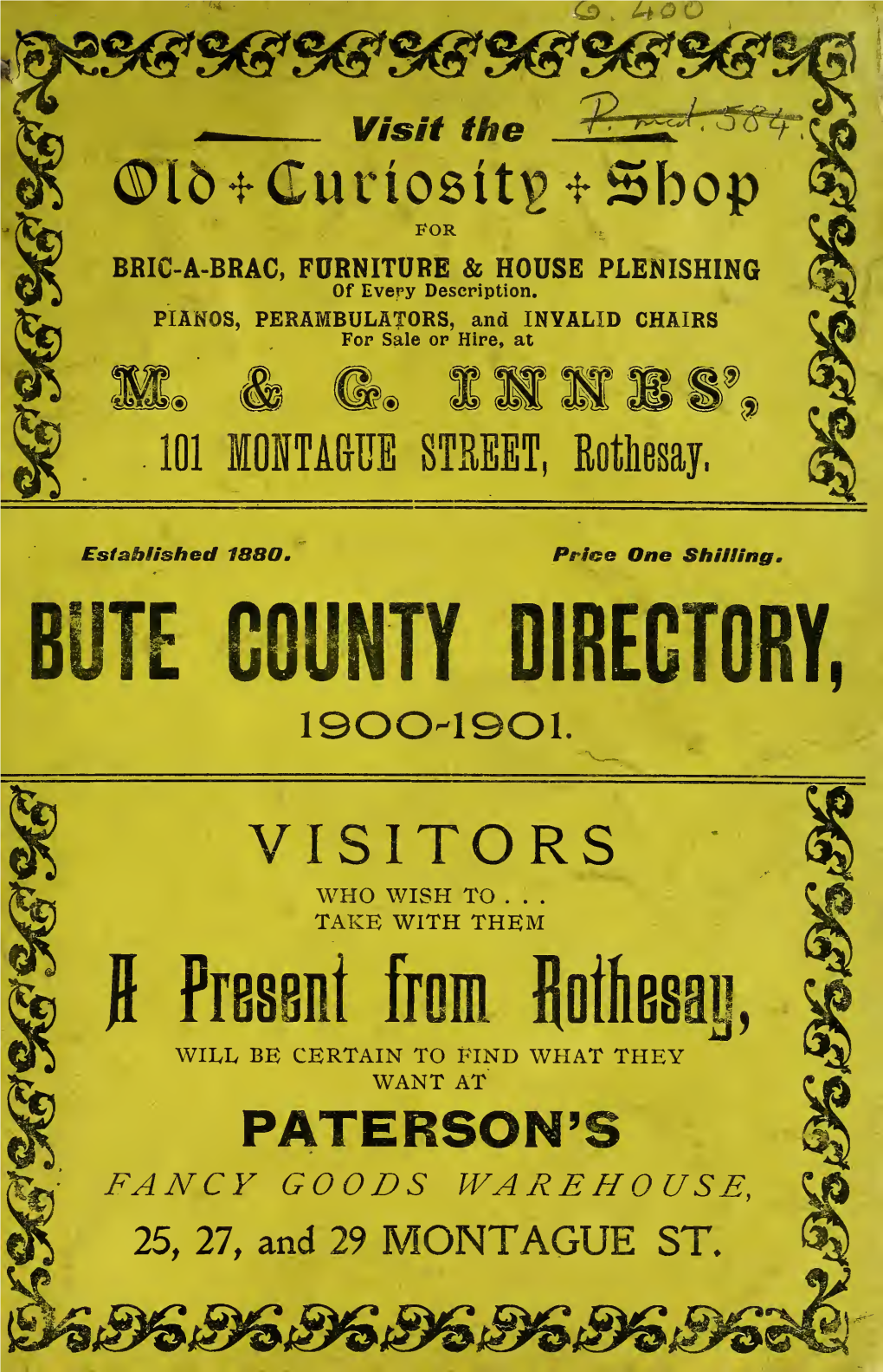 Bute County Directory For