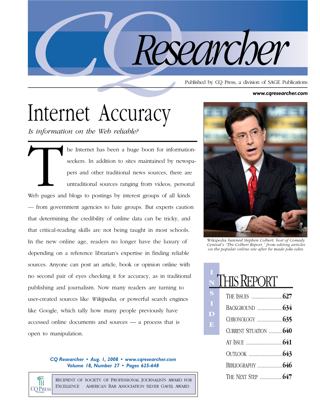 Internet Accuracy Is Information on the Web Reliable?