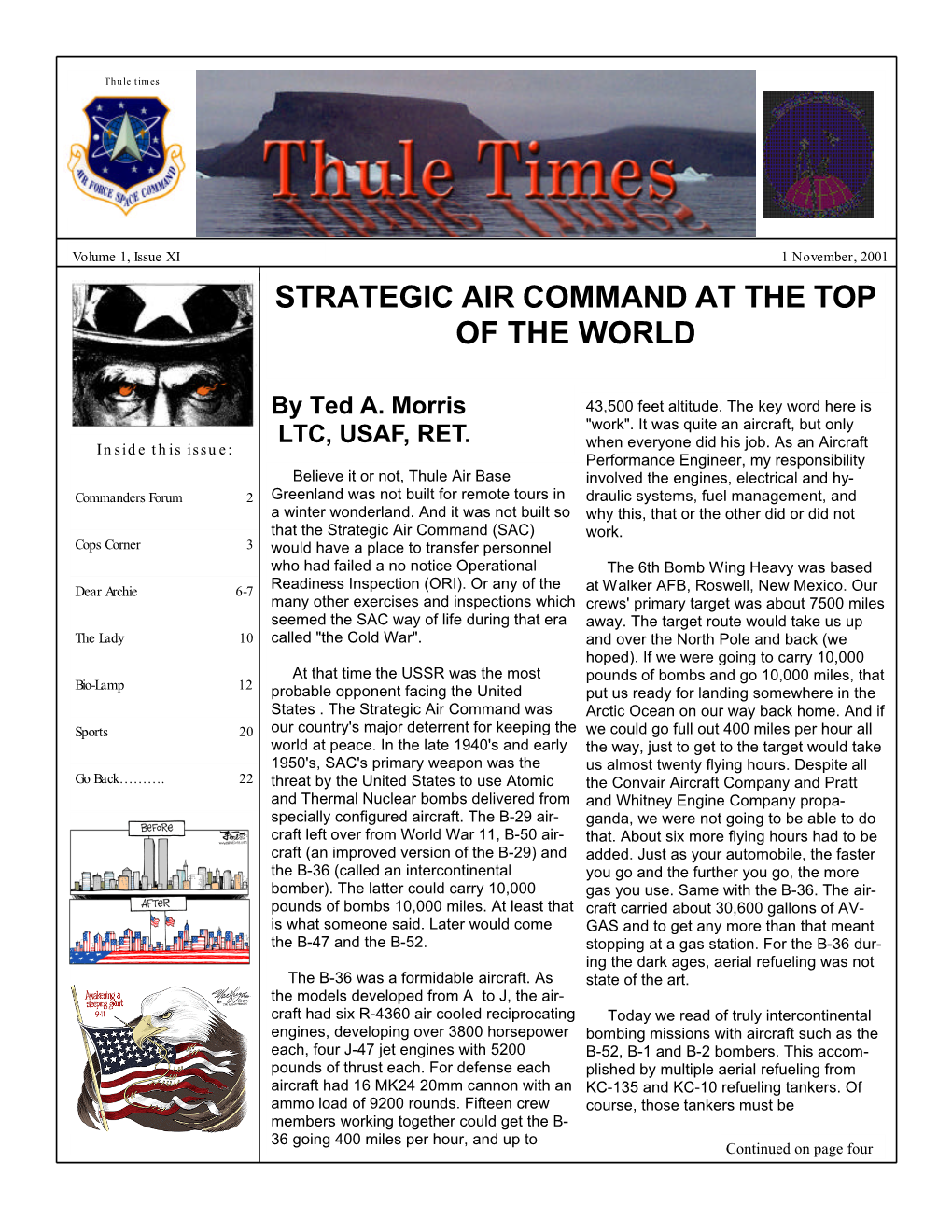 Thule Times 1 Nov 2001