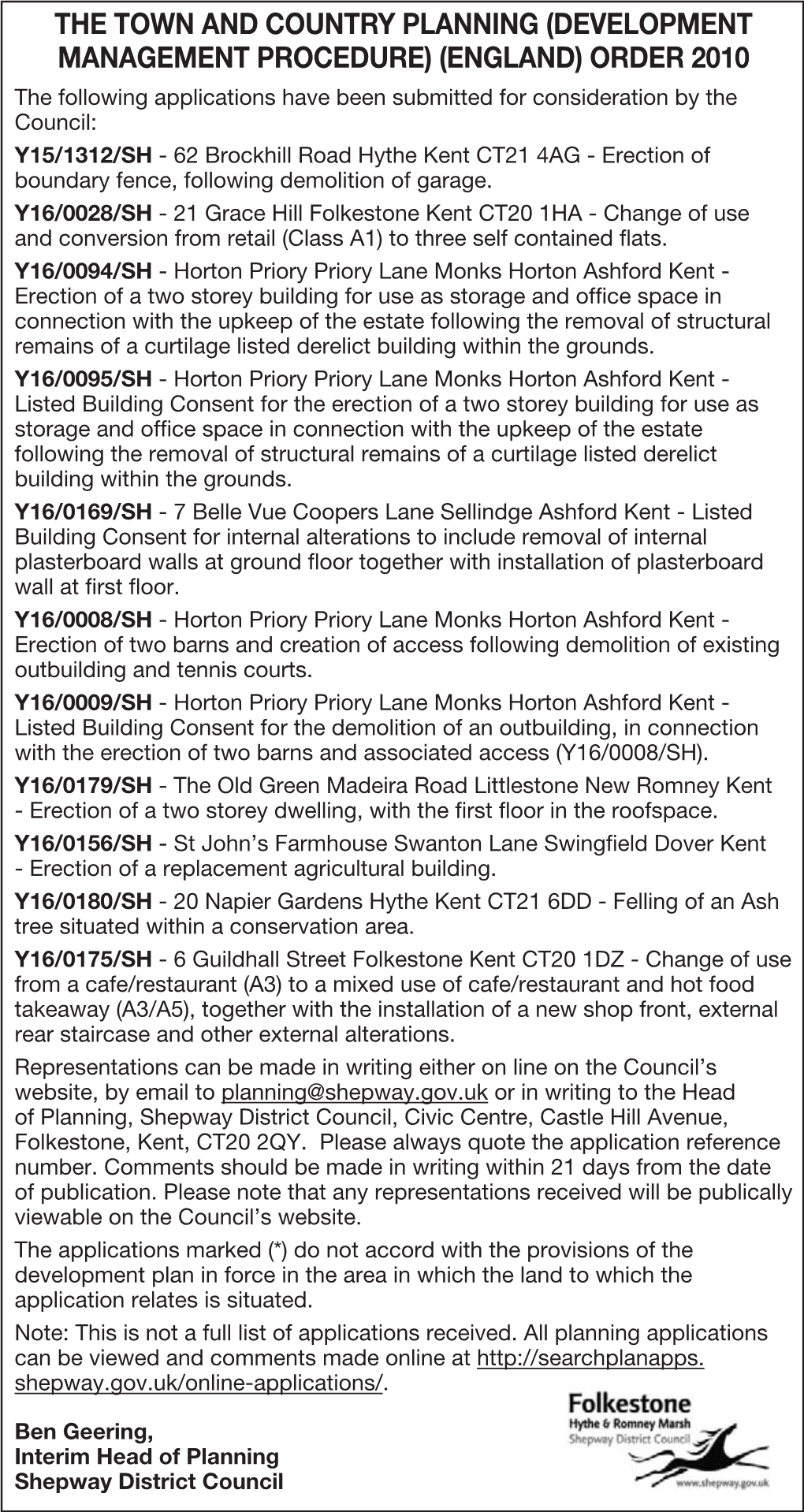 The Town and Country Planning