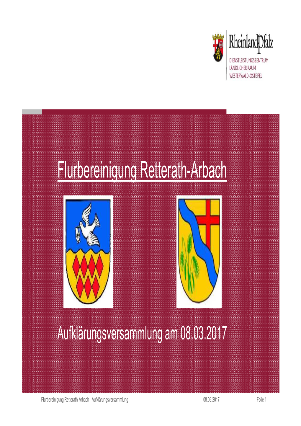 Flurbereinigung Retterath-Arbach