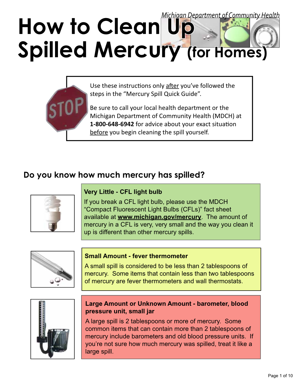 How to Clean up Spilled Mercury (For Homes)