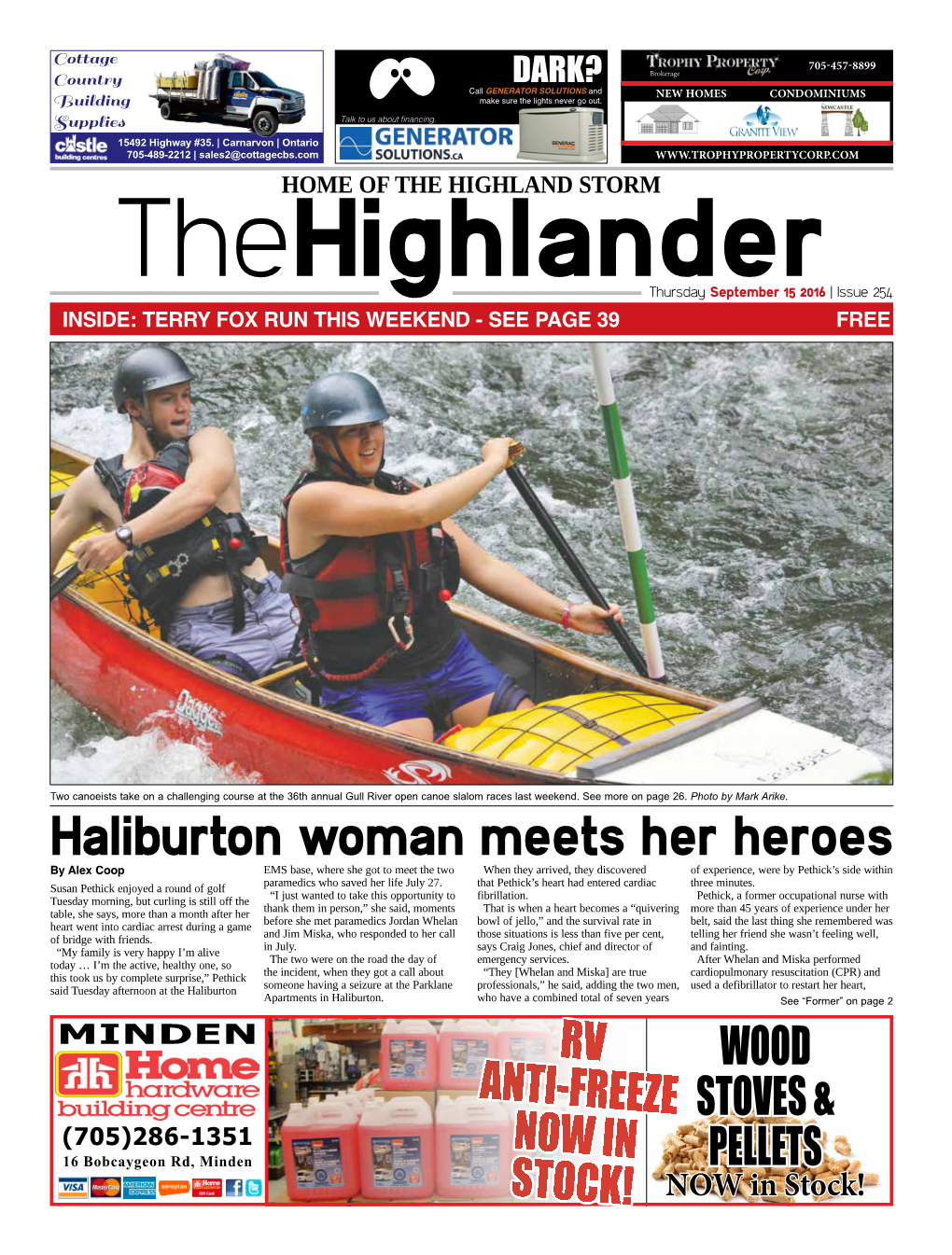 Haliburton Woman Meets Her Heroes