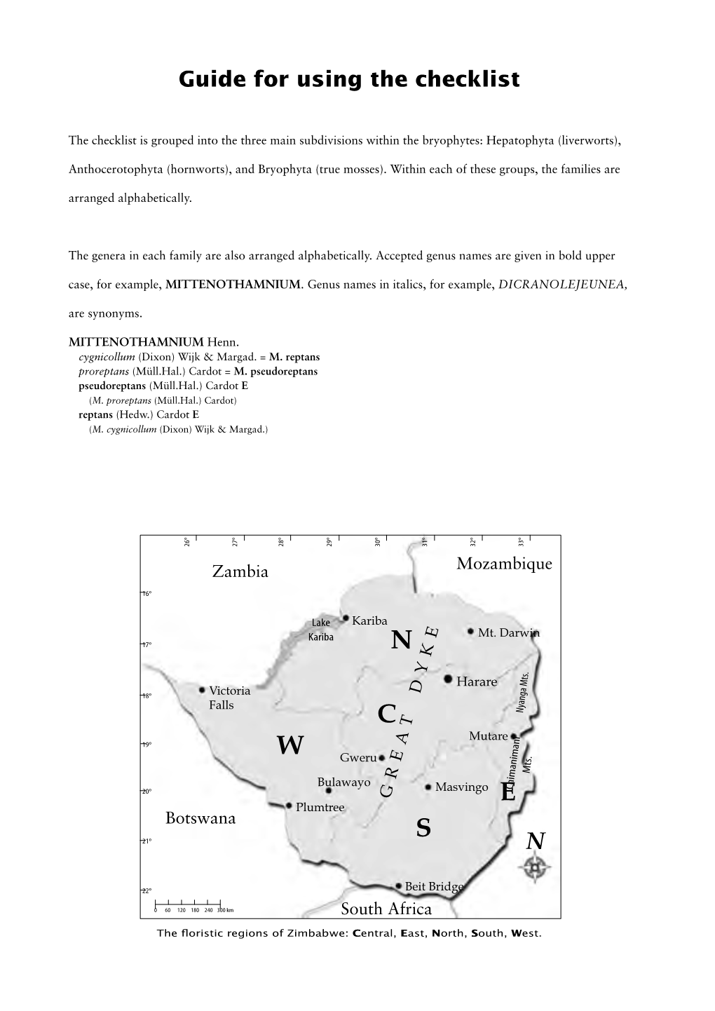 Sabonet-Report-No-21-Checklist-Zimbabwean-Bryophytes.Pdf