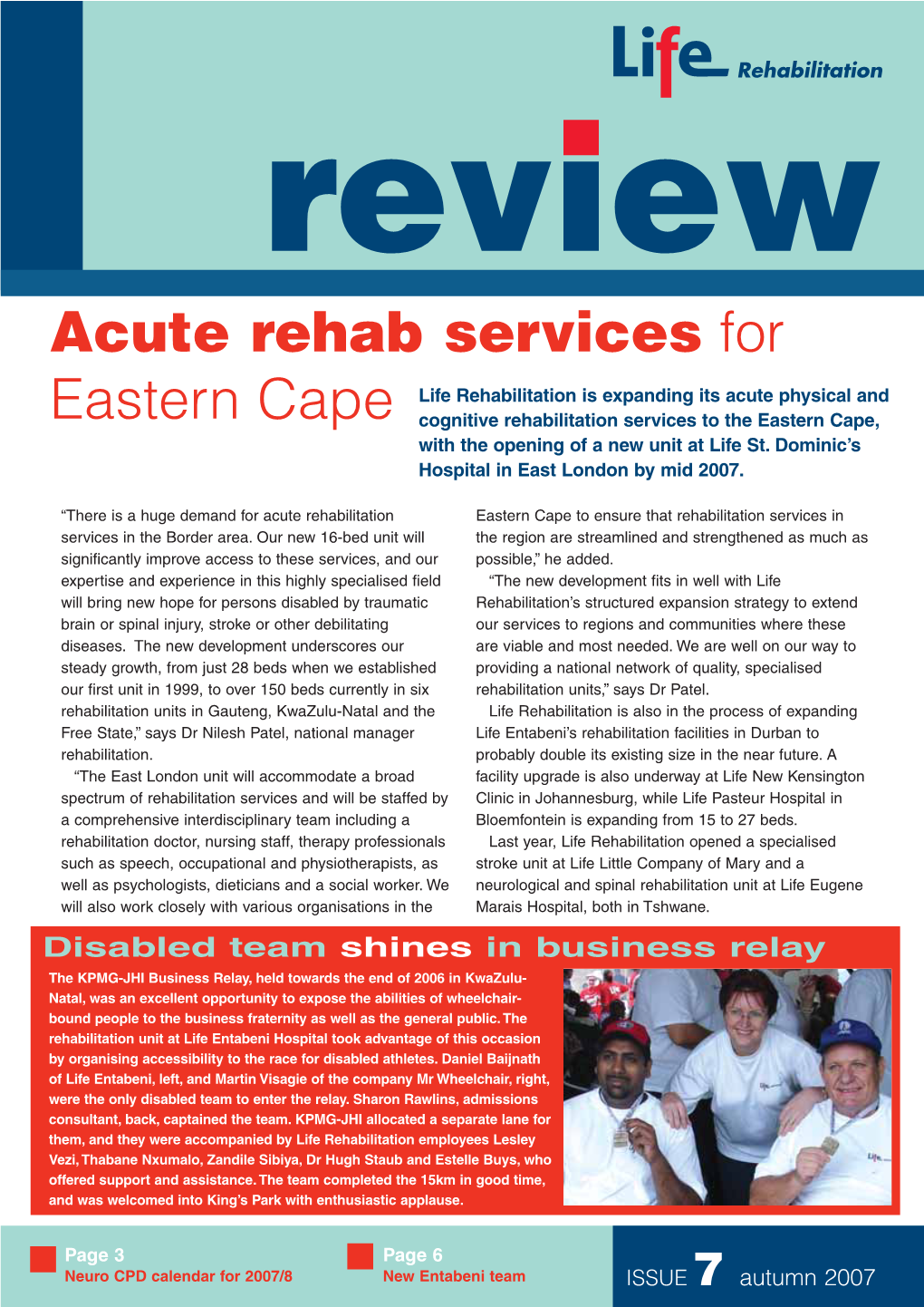 Acute Rehab Services for Eastern Cape